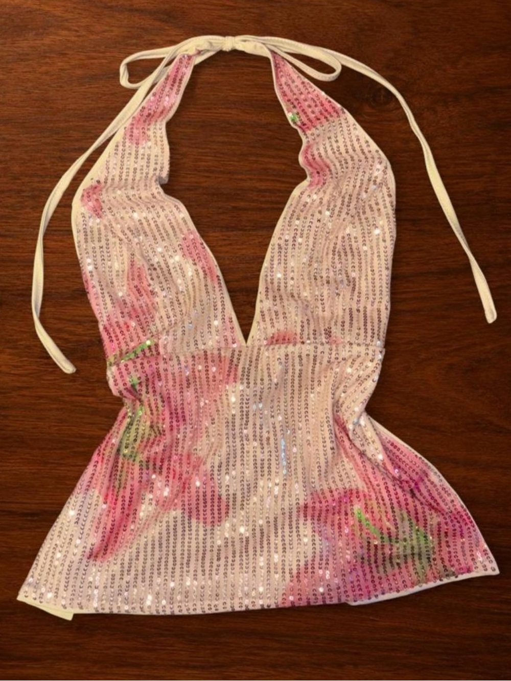 Pink Sequin Princess Top